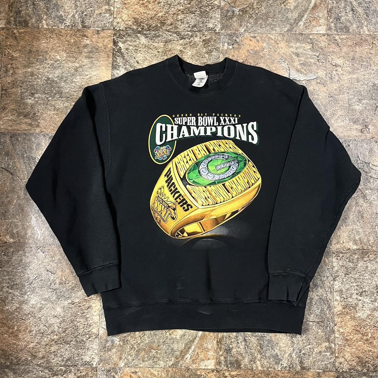 Vintage Green Bay Packers Super Bowl XXXI Football Sweatshirt