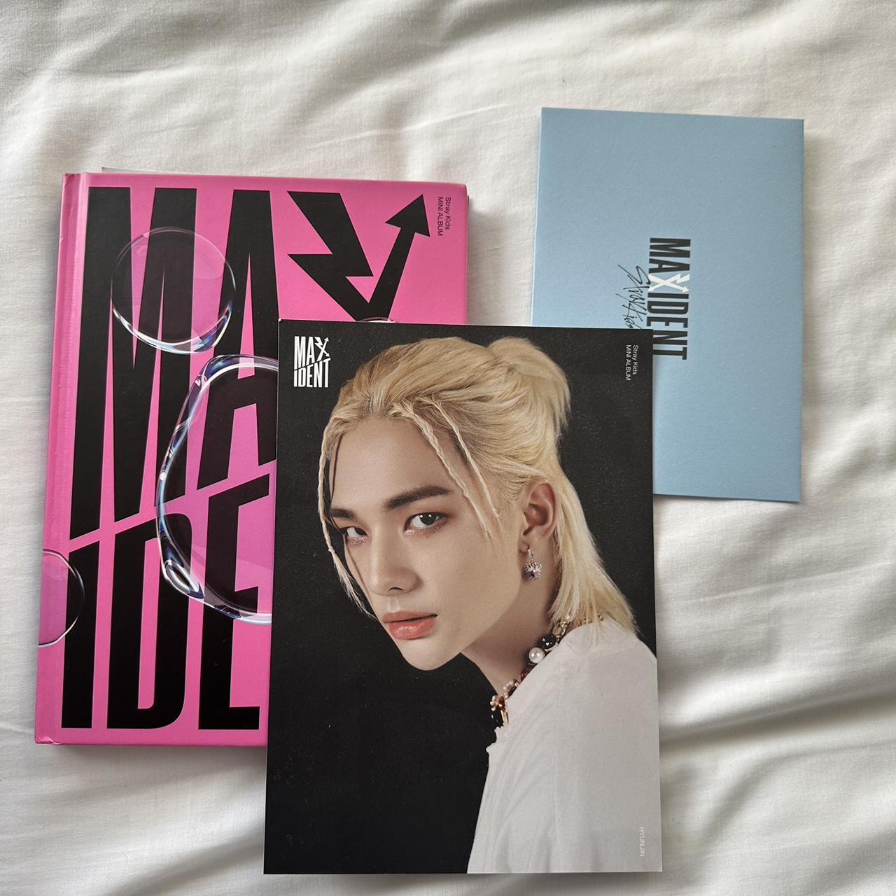 stray kids maxident album inclusions pictured…. - Depop