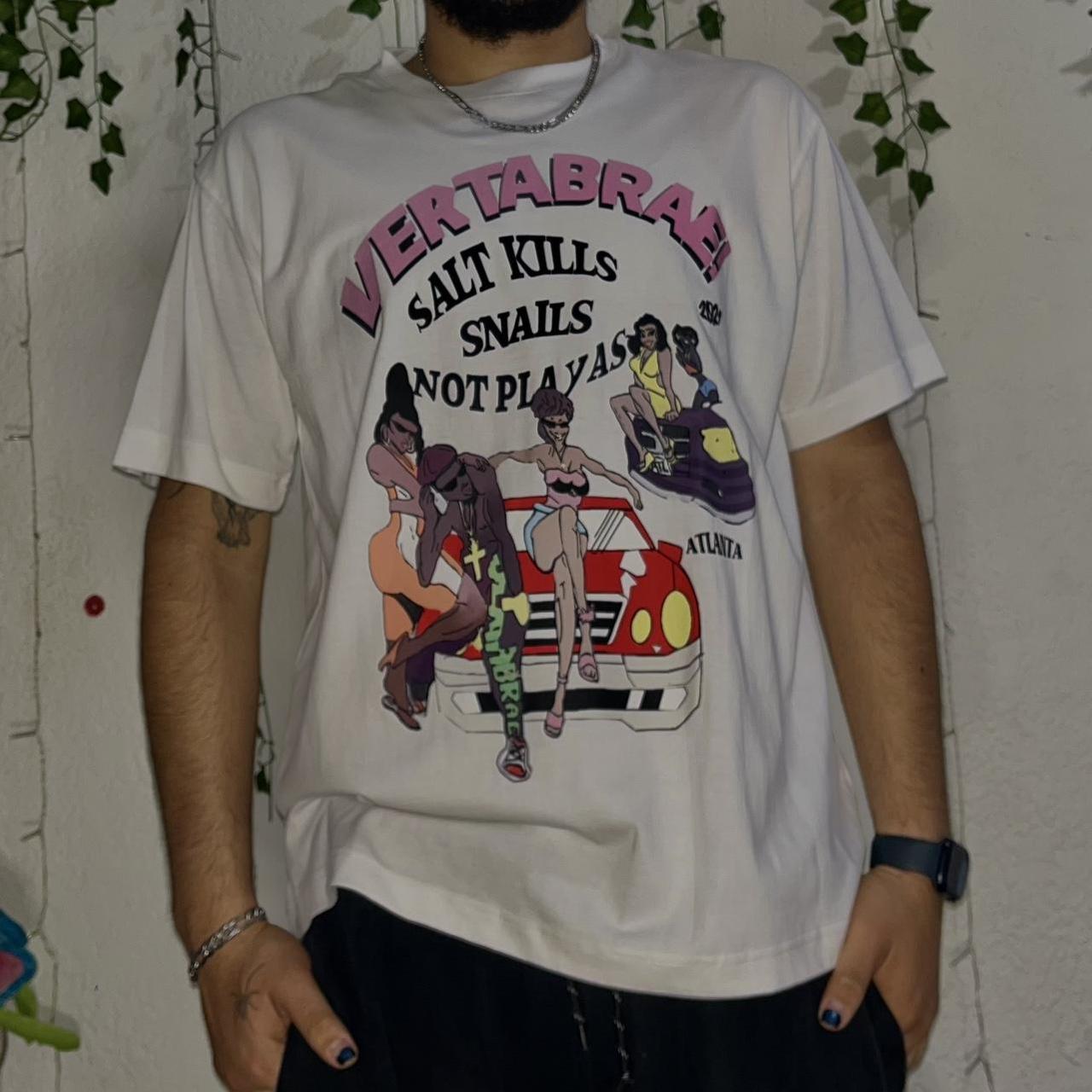 Ig Nom Uh Nit salt kills snails not playas tee... Depop