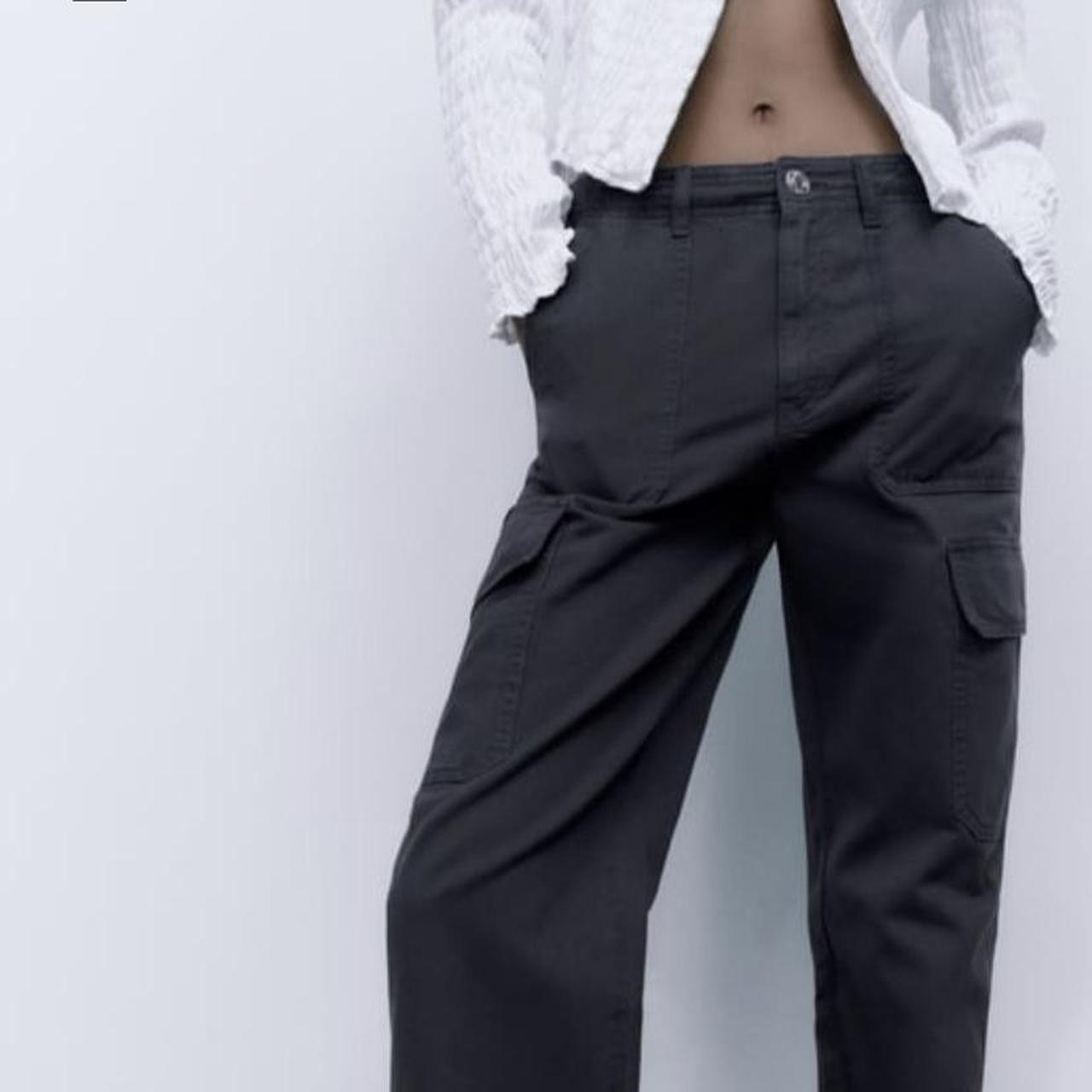 Zara - Utility Cargo Pants - Dark Gray - Men