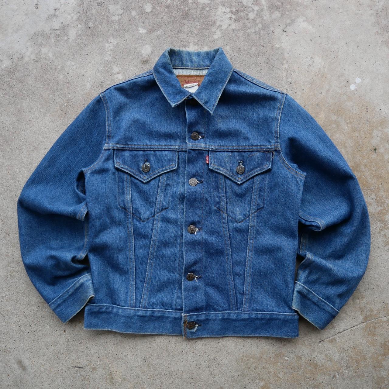 1980s - Levis Denim Jacket Tagged Size 16 Pit to... - Depop