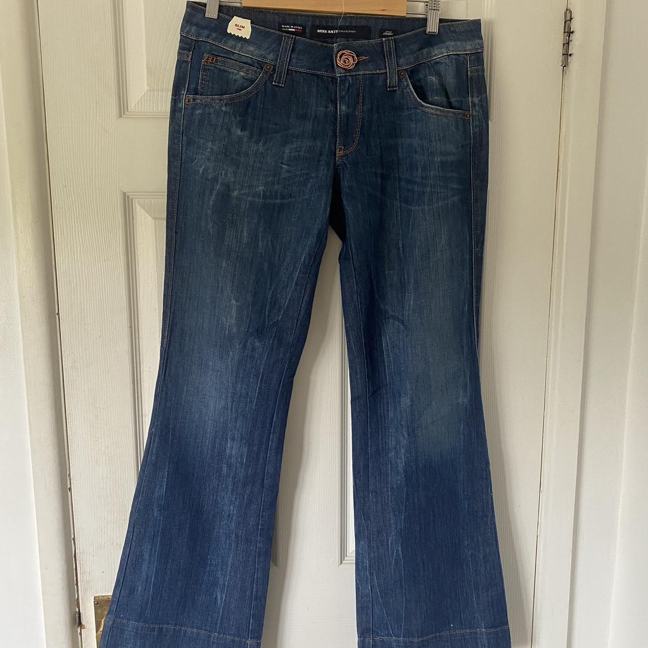 miss sixty flared jeans size medium #flares #jeans... - Depop