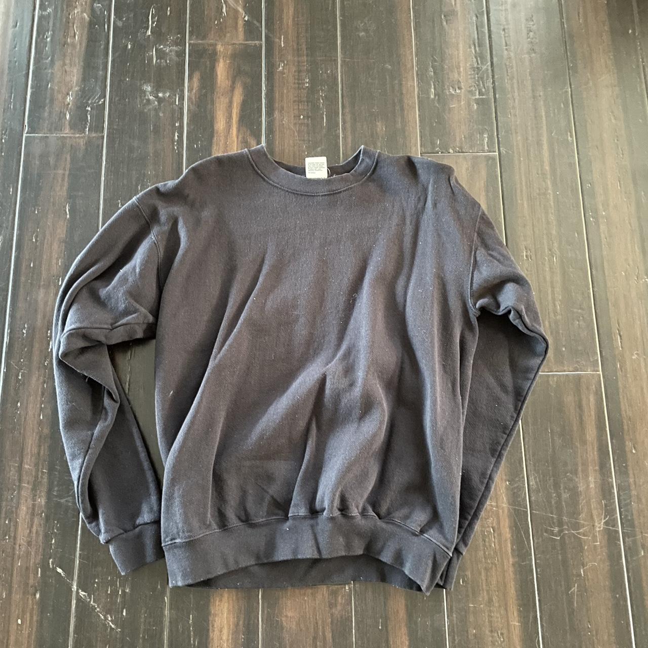 vintage cheetah black crewneck - Depop