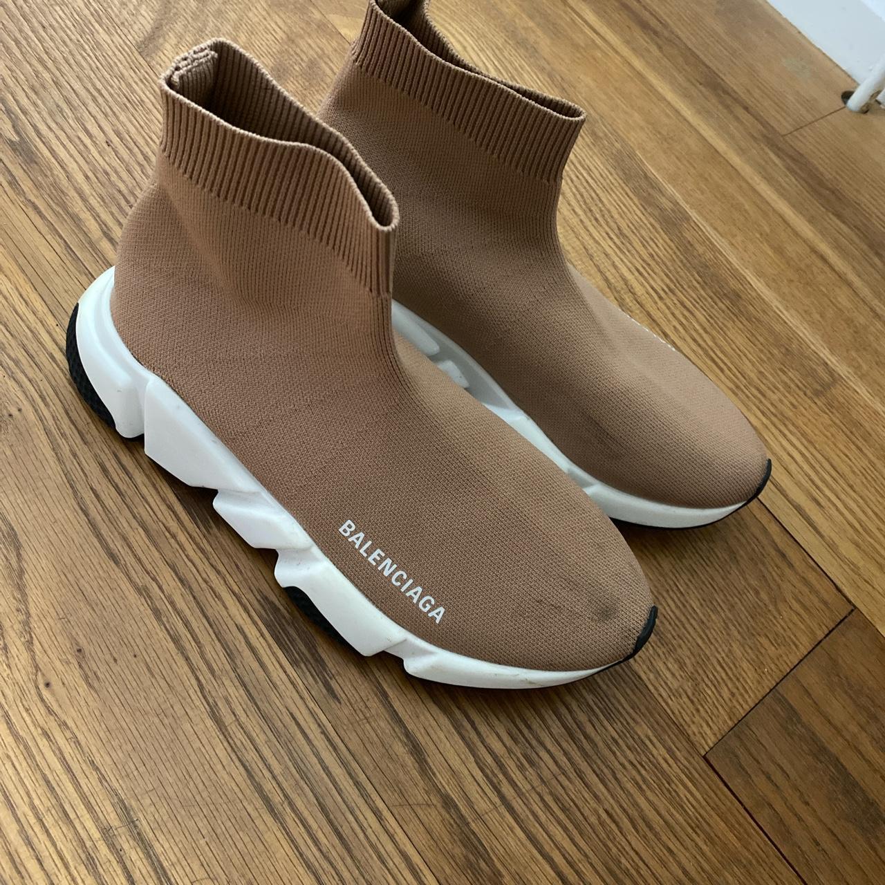 balenciaga speed trainer femme beige