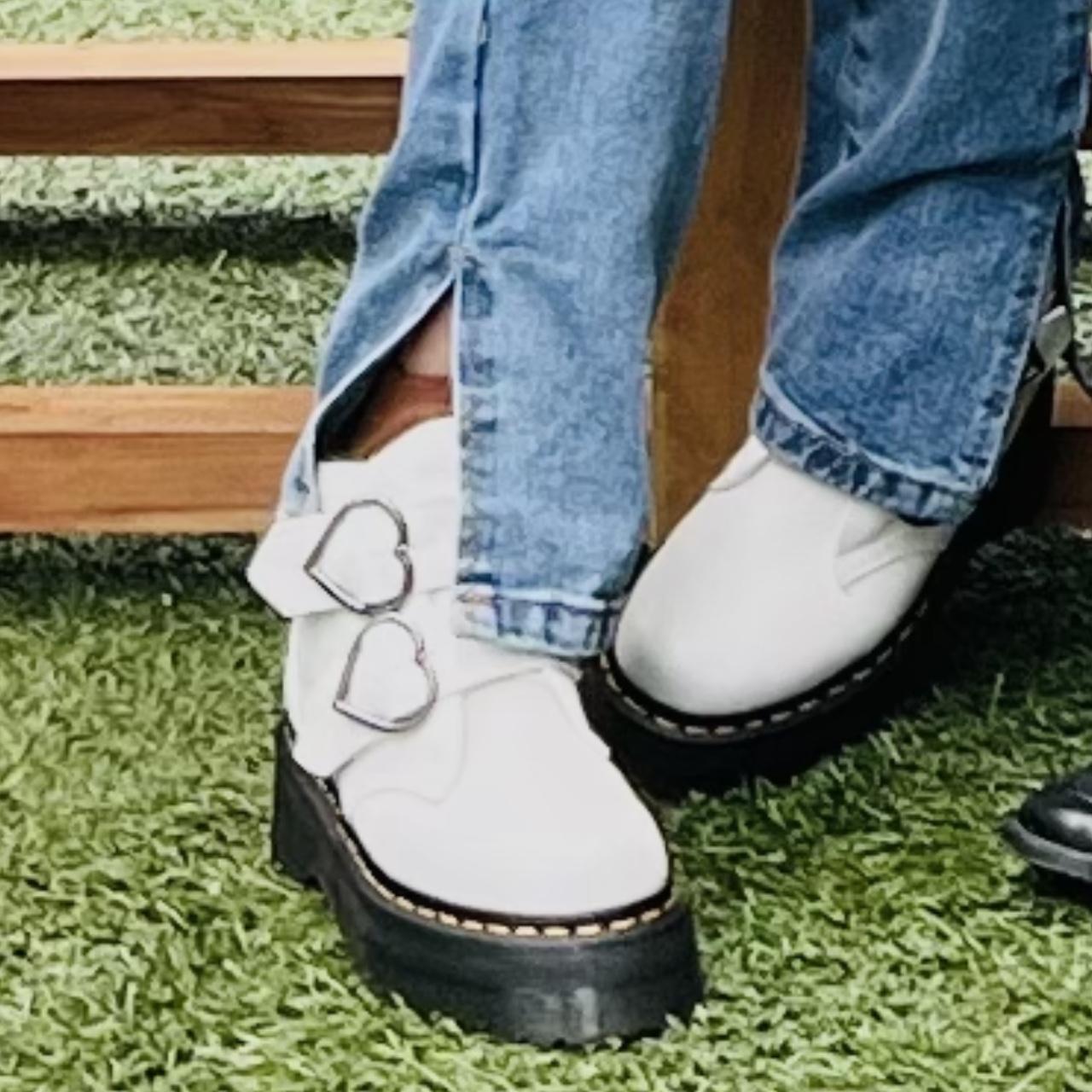 devon heart dr martens white