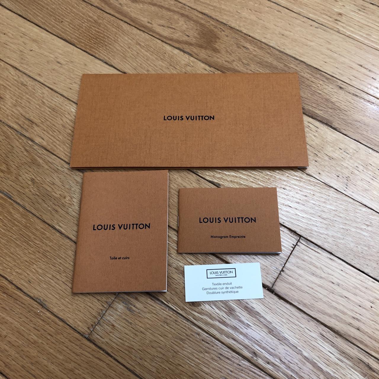 Louis Vuitton purchase swag. LV authentic envelope, - Depop