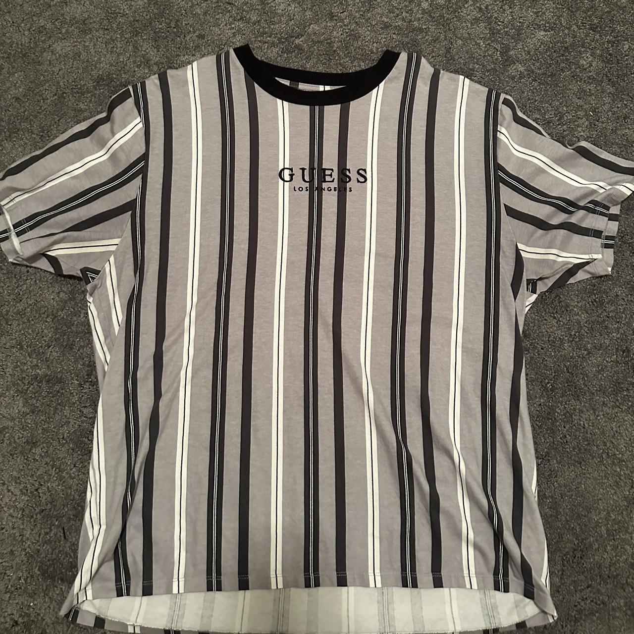 Guess los angeles 2024 vertical striped shirt