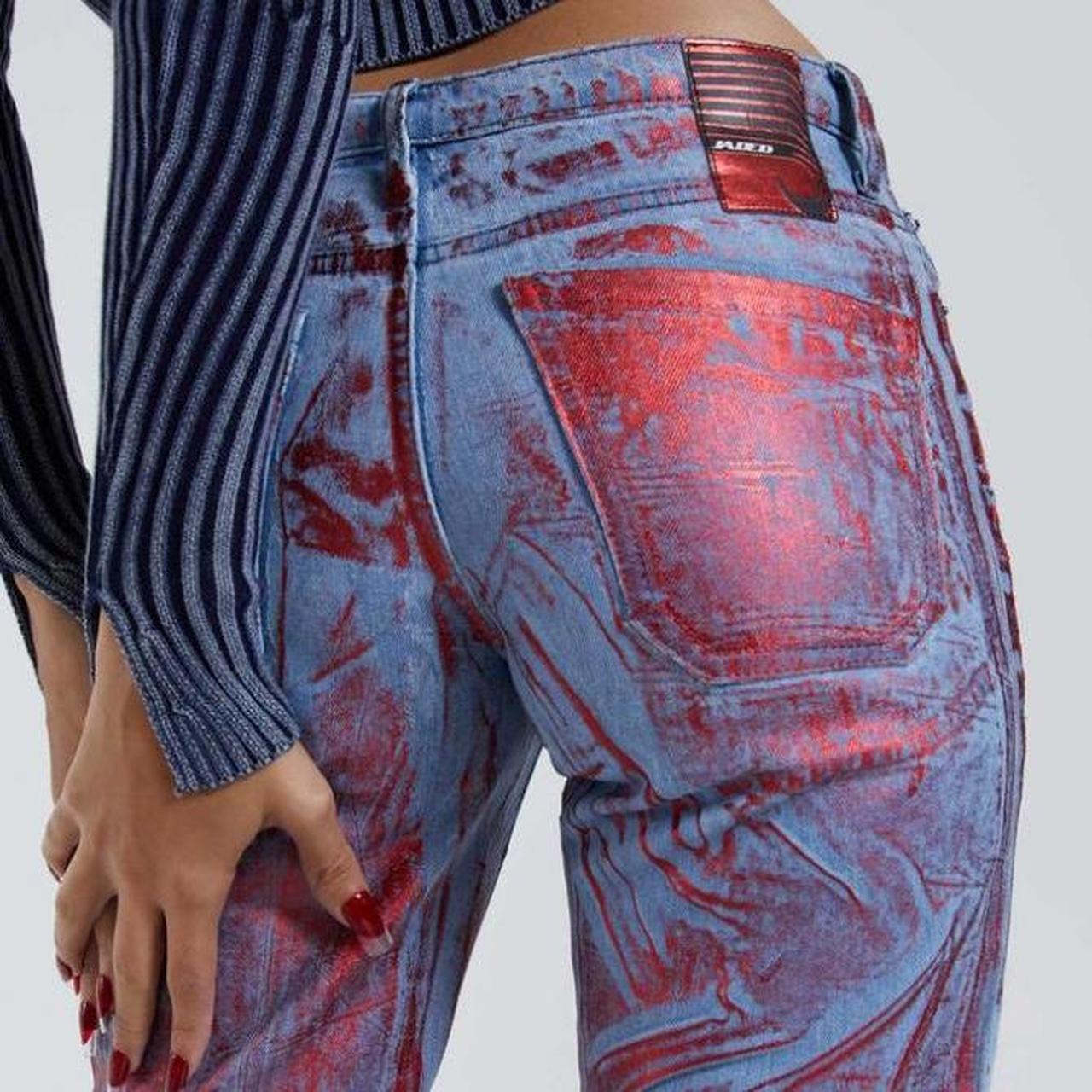 Jaded London midtown metallic jeans Brand new with... - Depop
