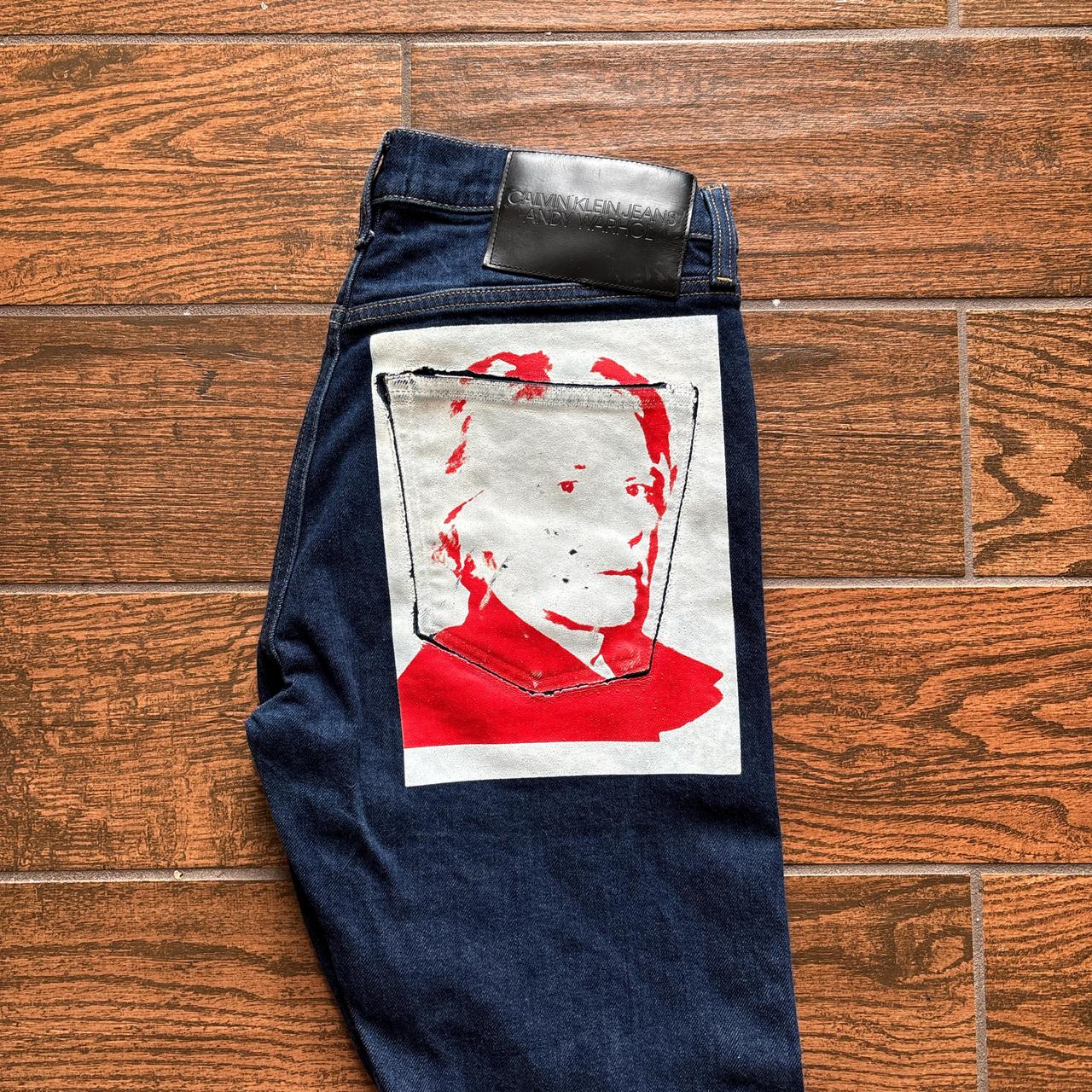 Andy Warhol X Calvin Klein jeans. Lightly worn great