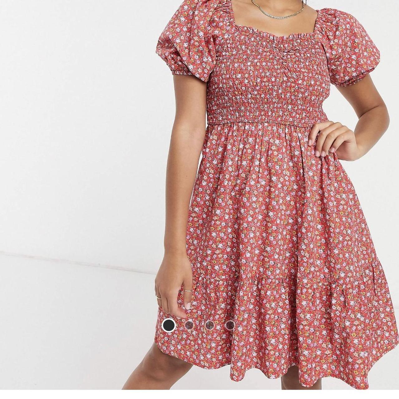 ASOS Women's Red Dress Depop