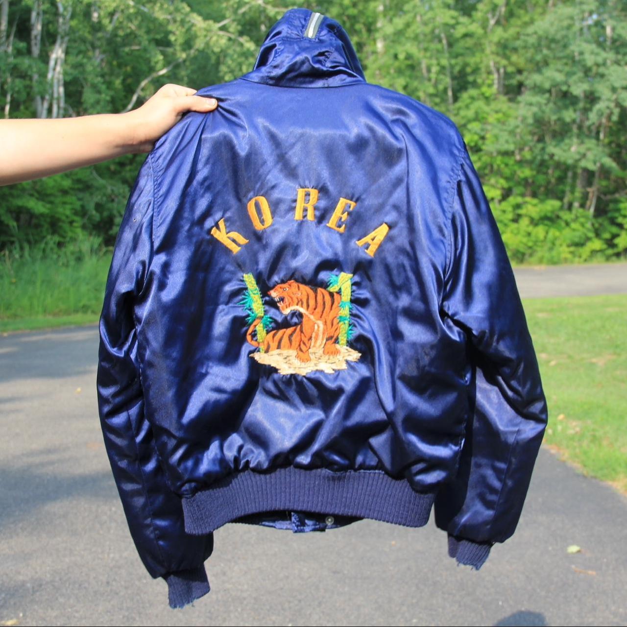 American Vintage Men's Bomber Jacket - Navy