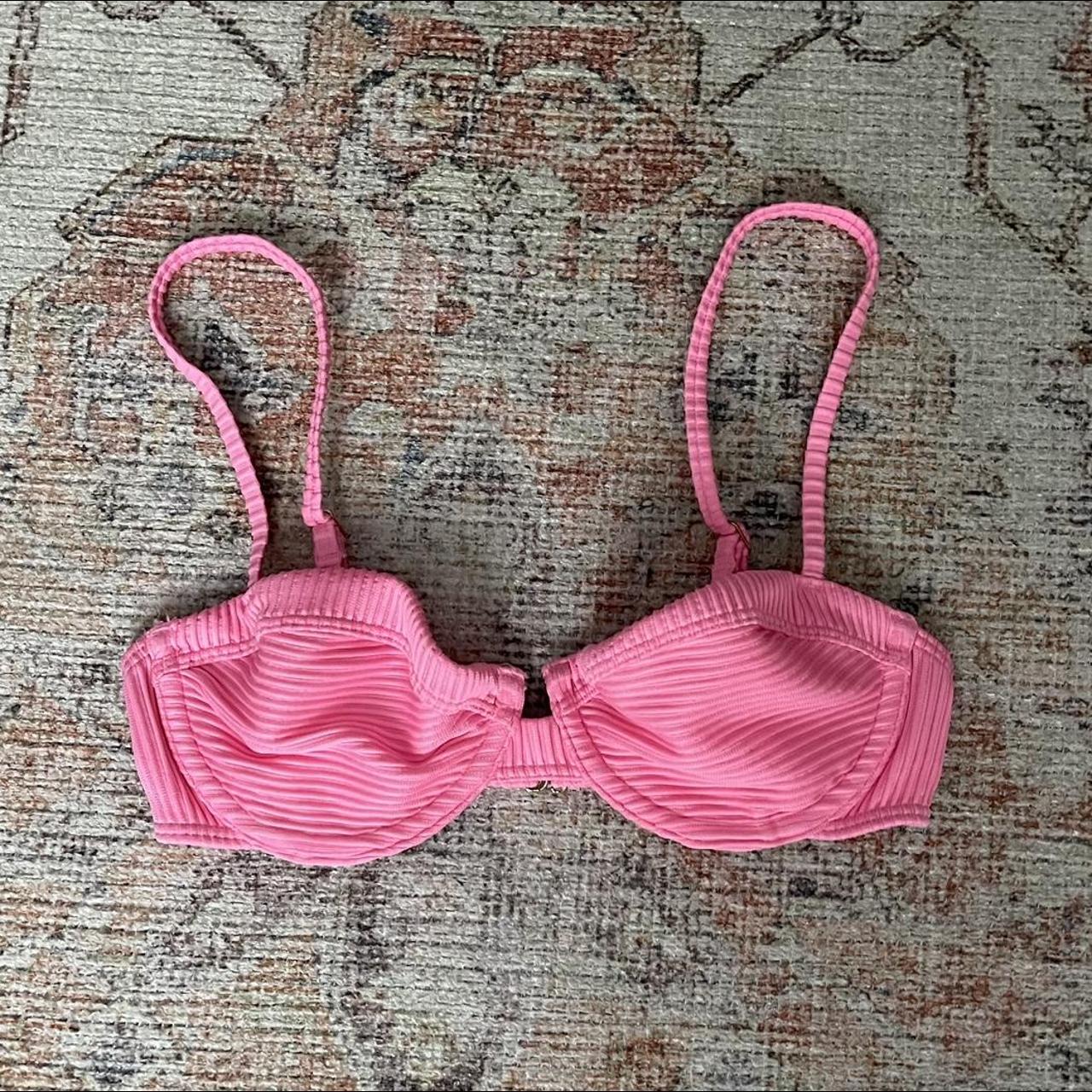 Hollister Co. Women's Pink Bikiniandtankinitops Depop