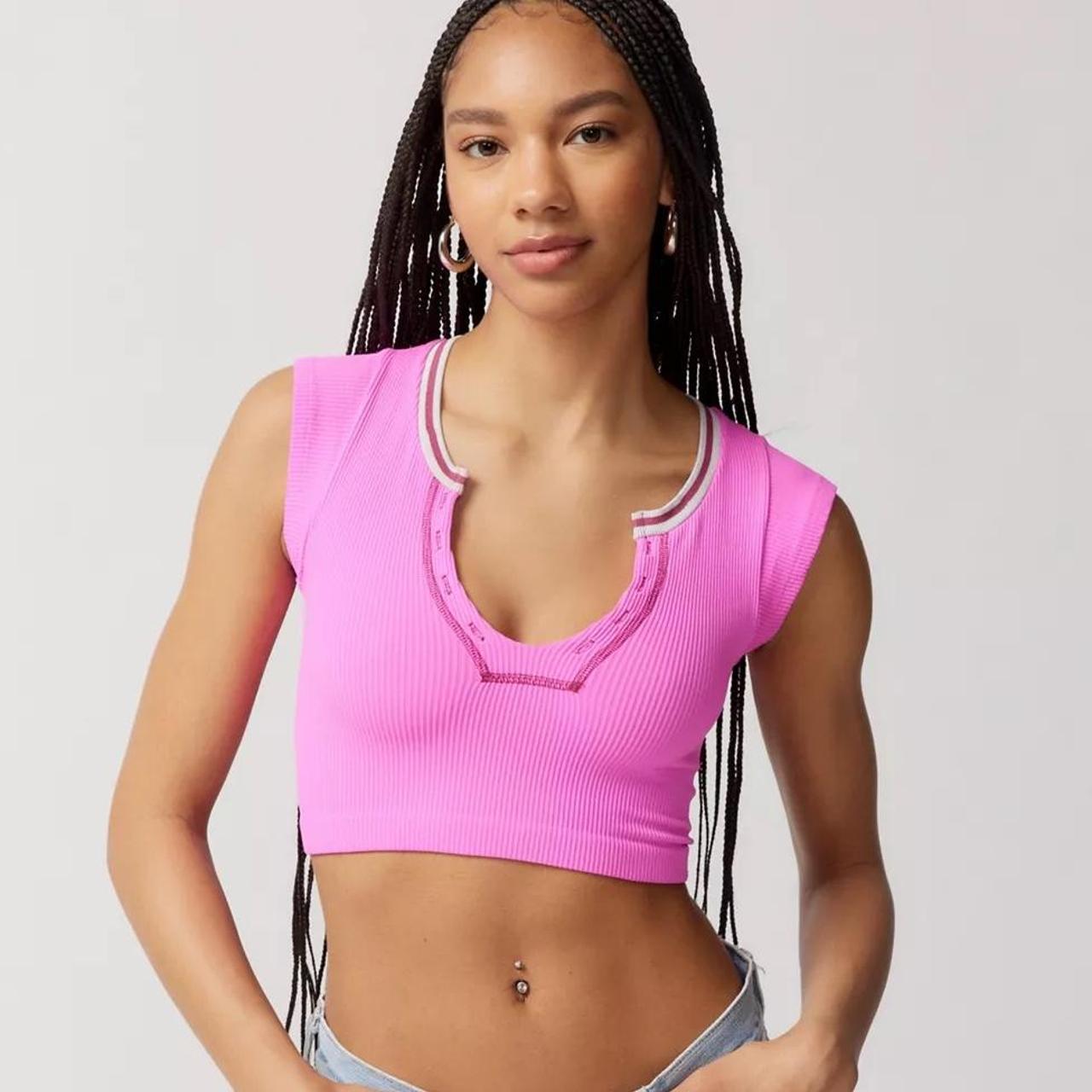Urban Outfitters Out From Under Go For Gold Seamless Cropped Top