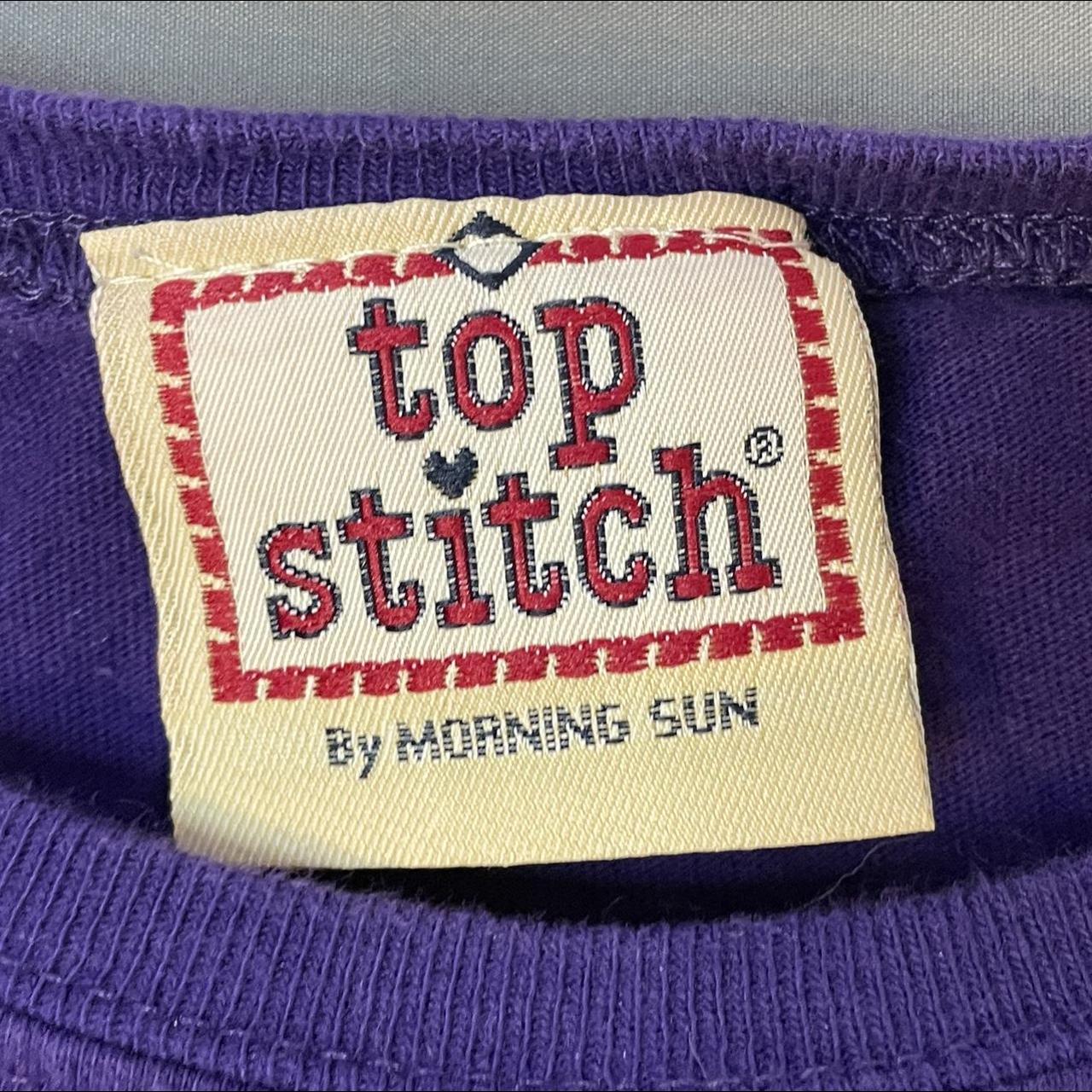 Vintage Morning Sun Top Stitch T-Shirt 3 Red hats... - Depop