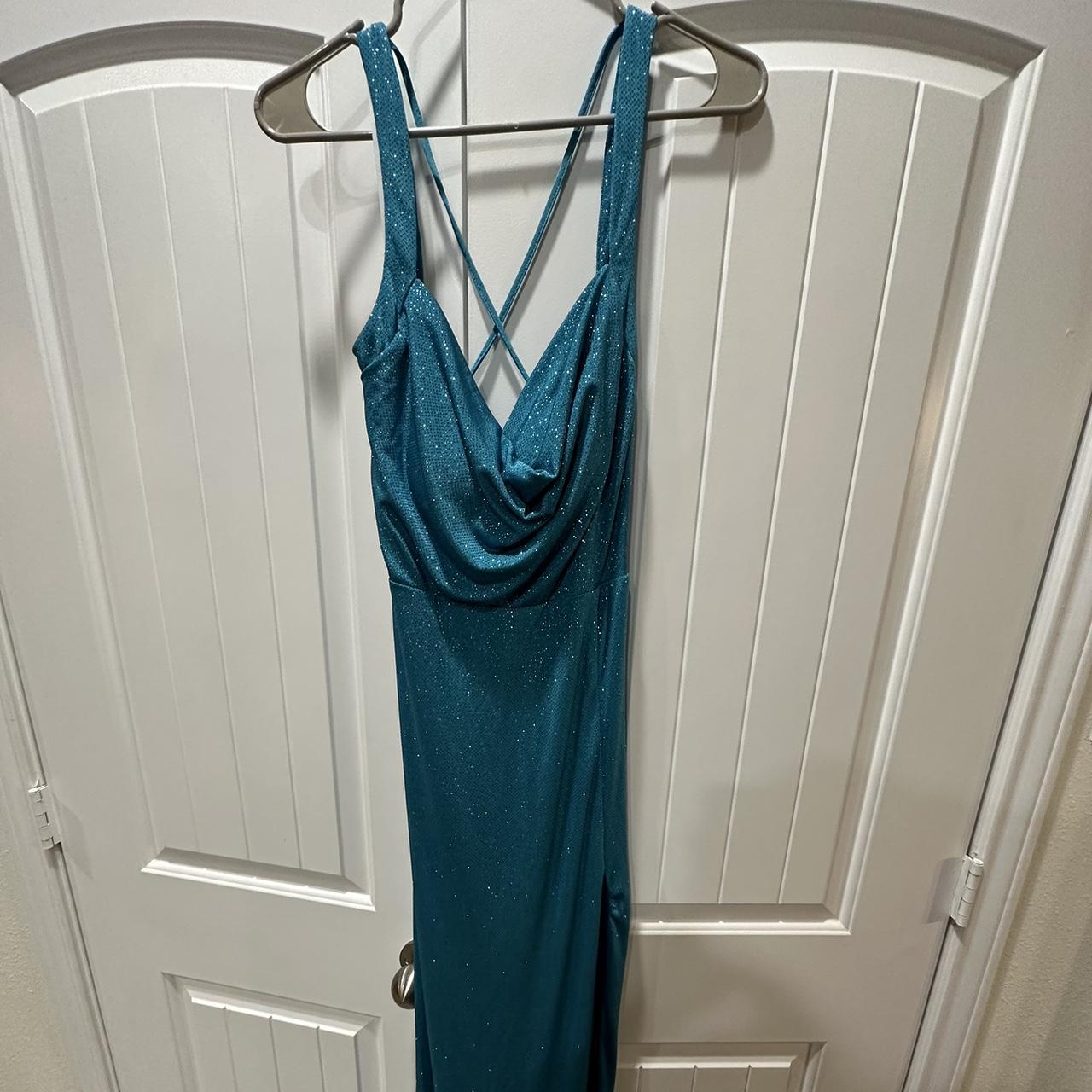 Windsor Rebecca Glitter Knit A-Line Formal Dress