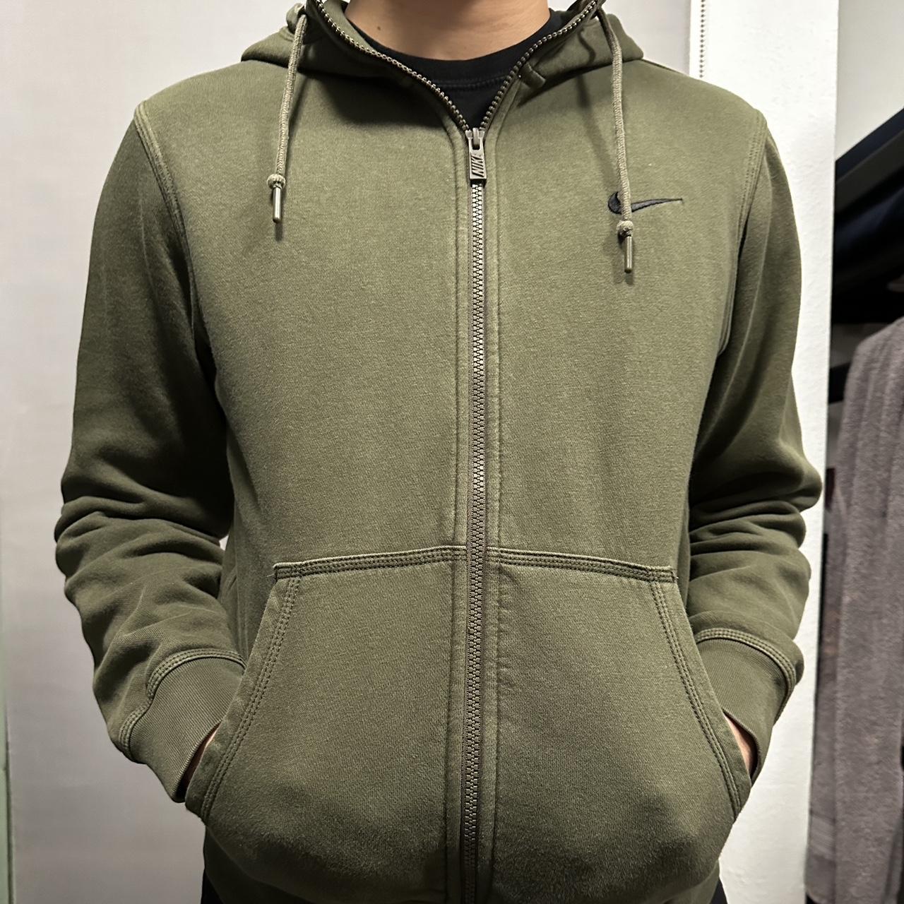 mens nike green jacket