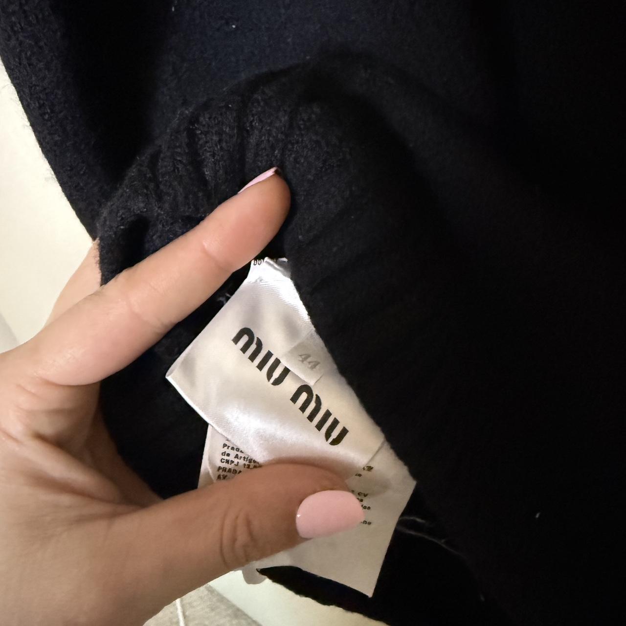 Miu Miu Women's Sweater - Black – Miu Miu Fall/Wi… - image 5