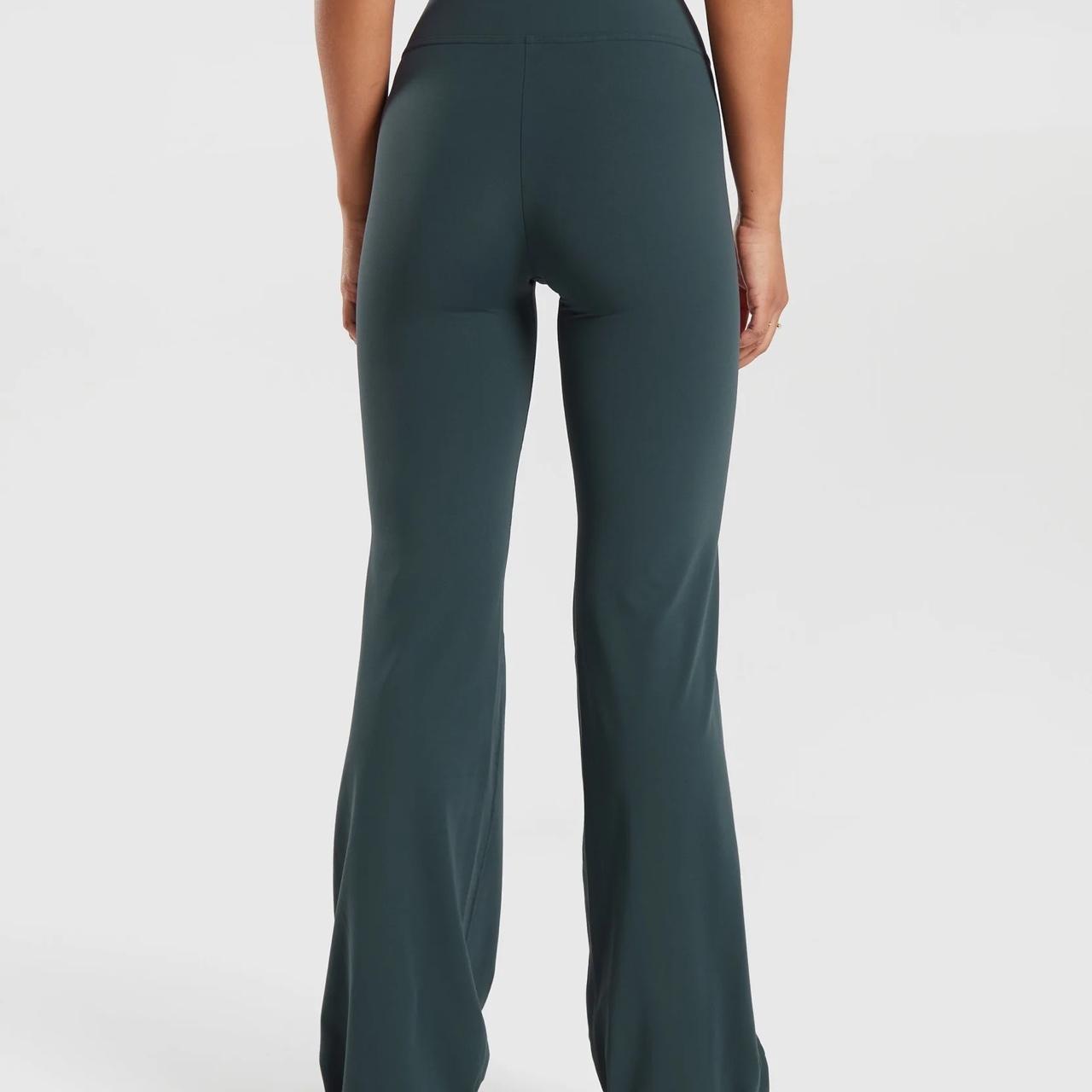 Gymshark CROSSOVER TALL FLARED LEGGINGS NEVER Depop