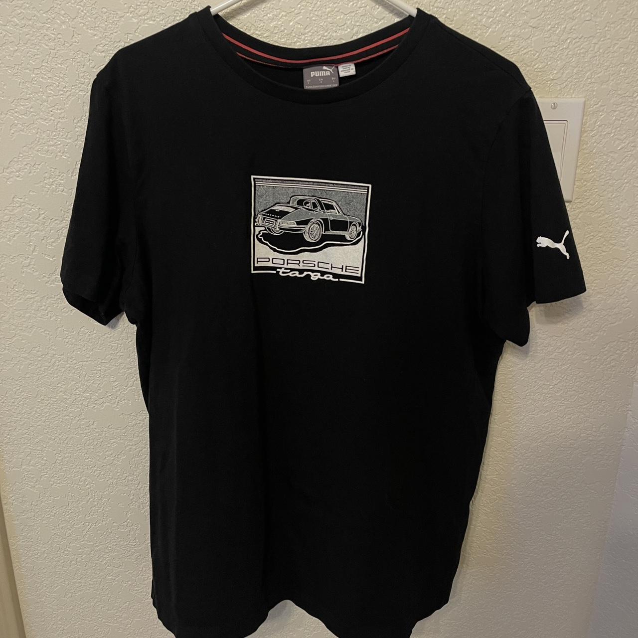 Black Puma Porsche T Shirt Depop