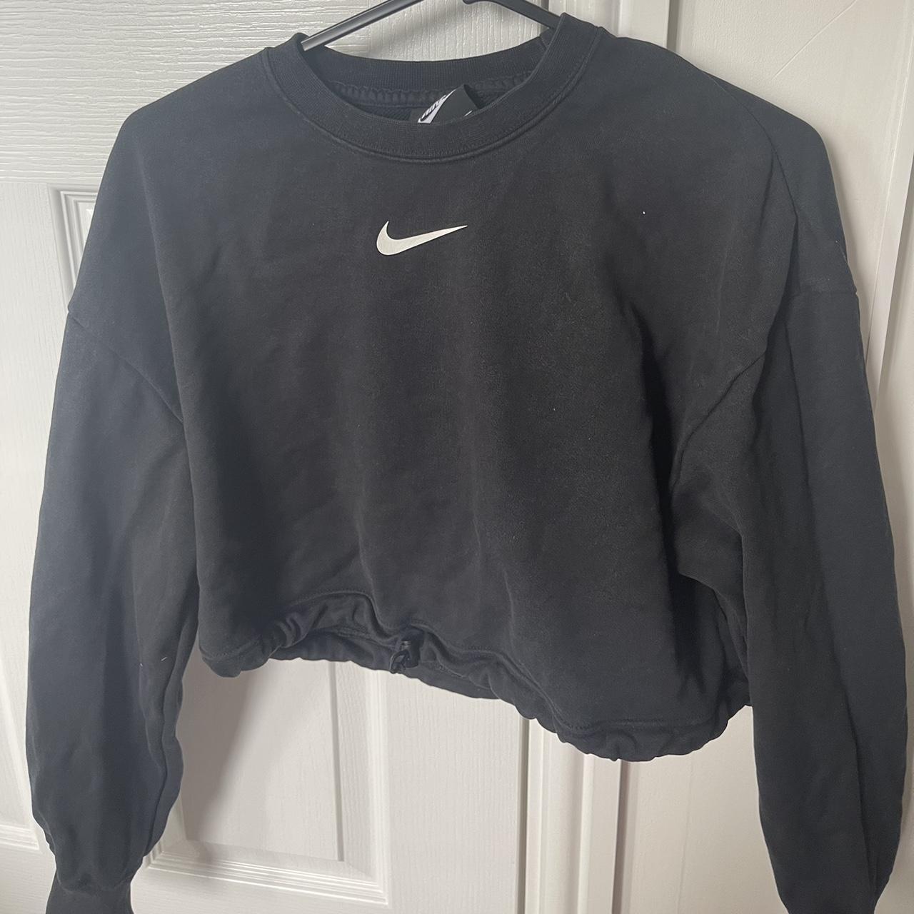 cropped nike jumper