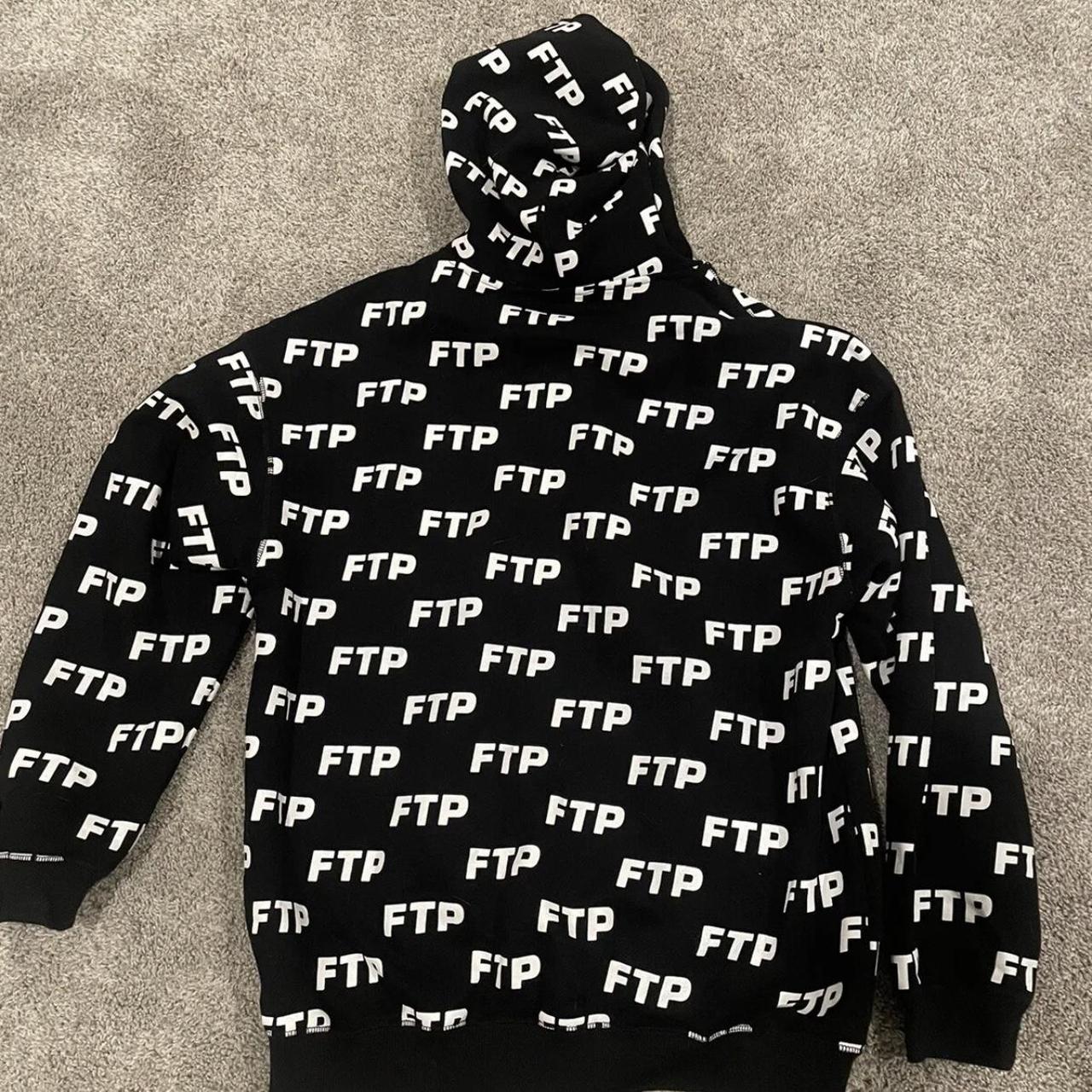 ISO all over logo ftp hoodie Need a size Xl or xxl... - Depop