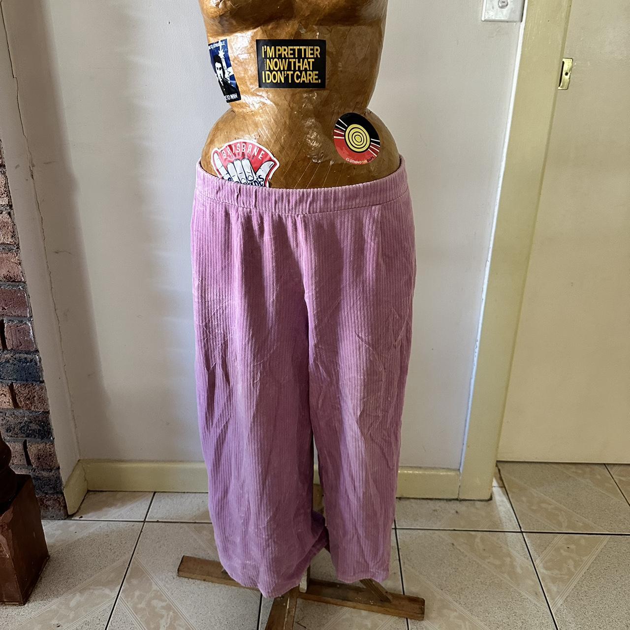 Sportsgirl velvet wide leg tracksuit pants Size XL,... Depop