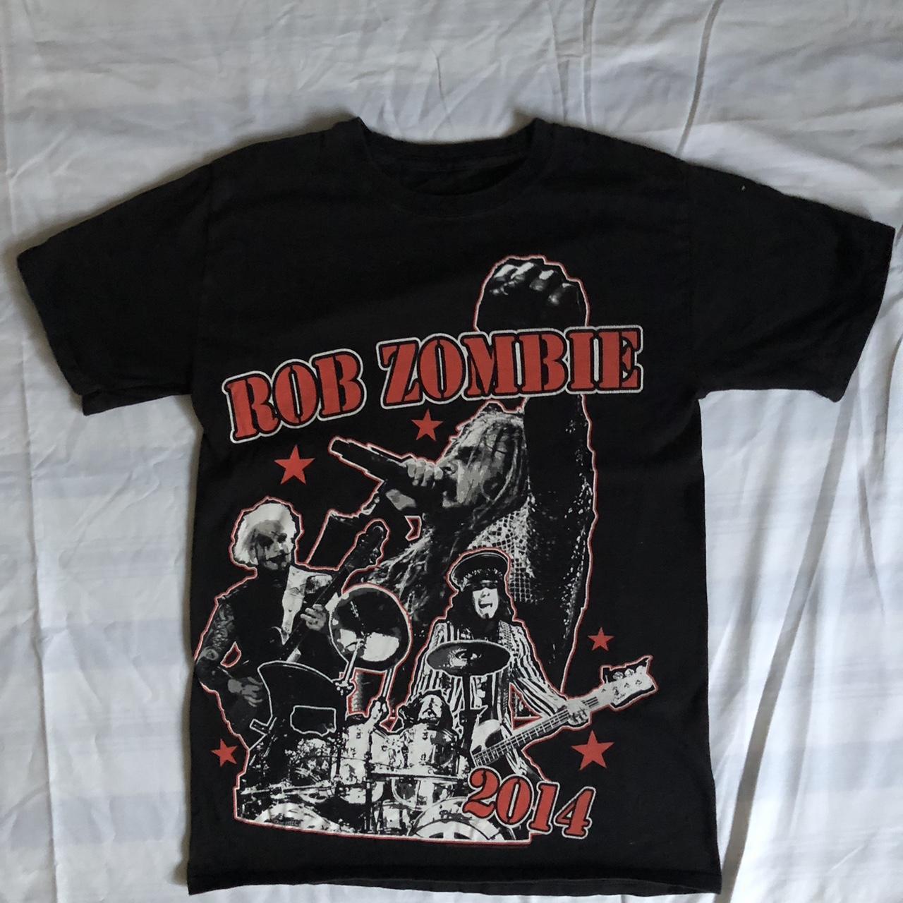 Rob Zombie 2014 Tour Shirt Size S Could Fit A Small... - Depop