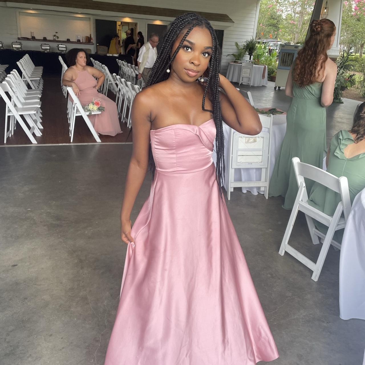 Lulus pink 2024 bridesmaid dress