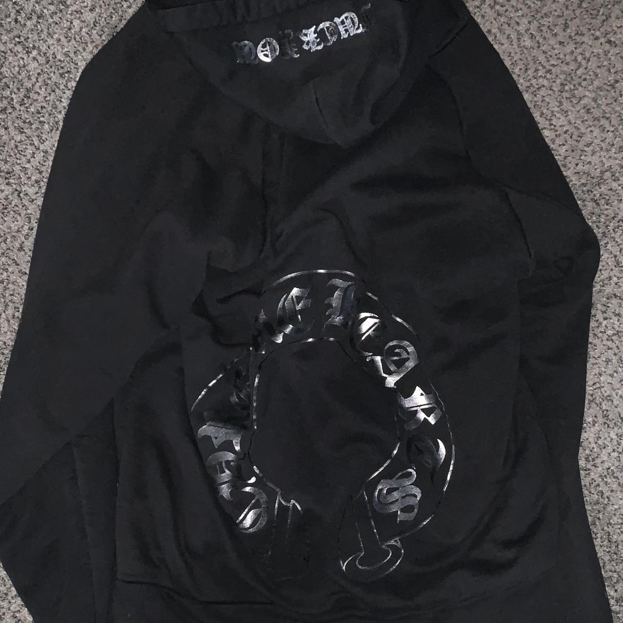 chrome hearts metallic fuck you hoodie vintage ch Depop