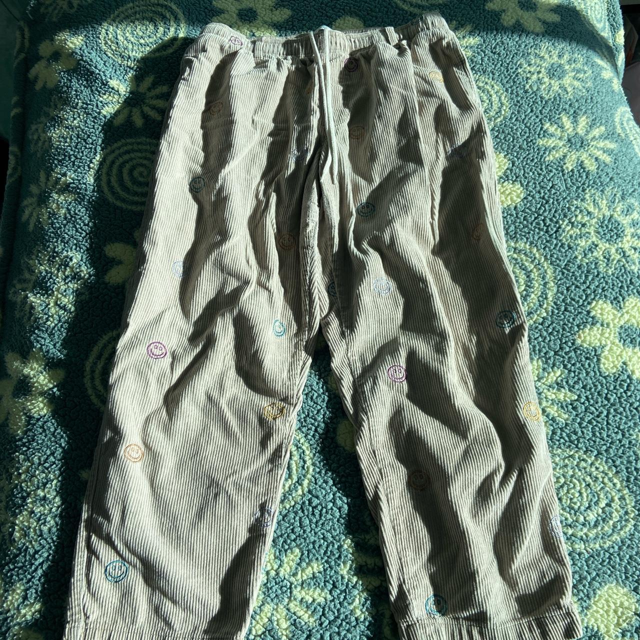 Urban Outfitters Men's Cream Trousers