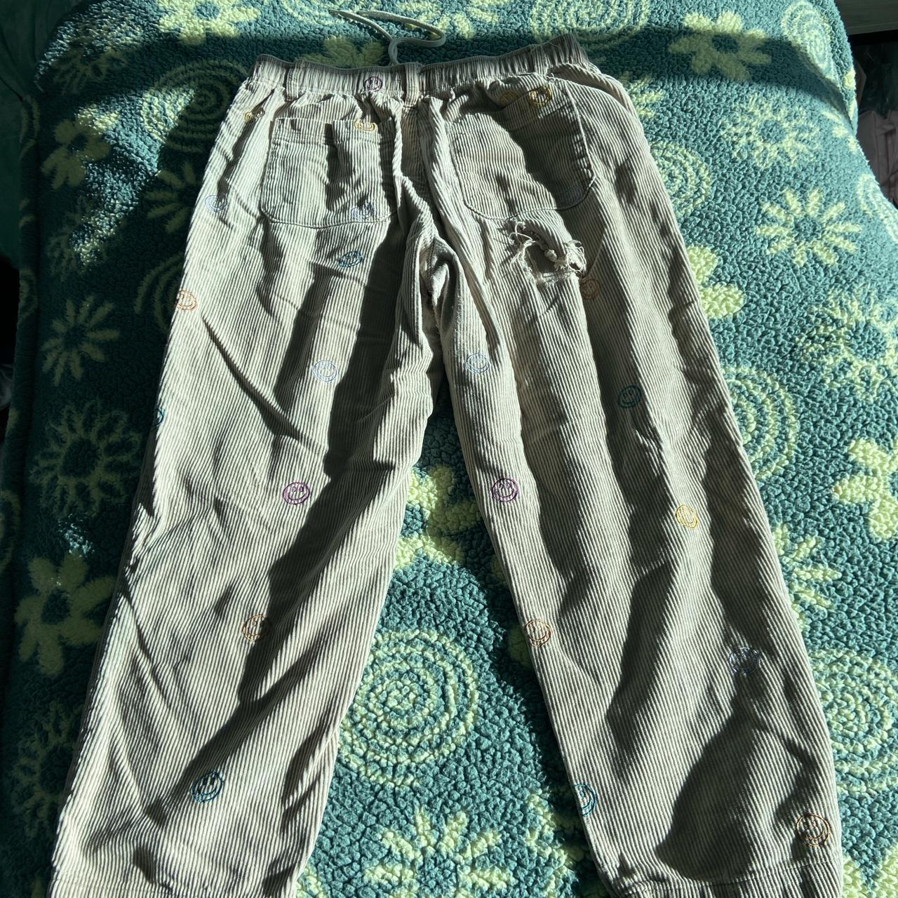 Urban Outfitters Men's Cream Trousers (2)