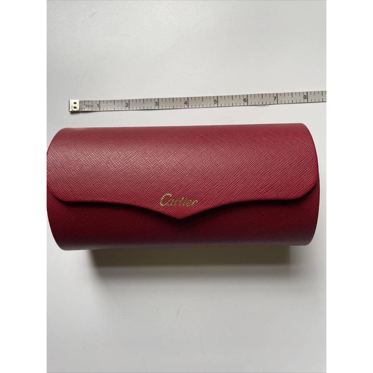 red lens cartier glasses