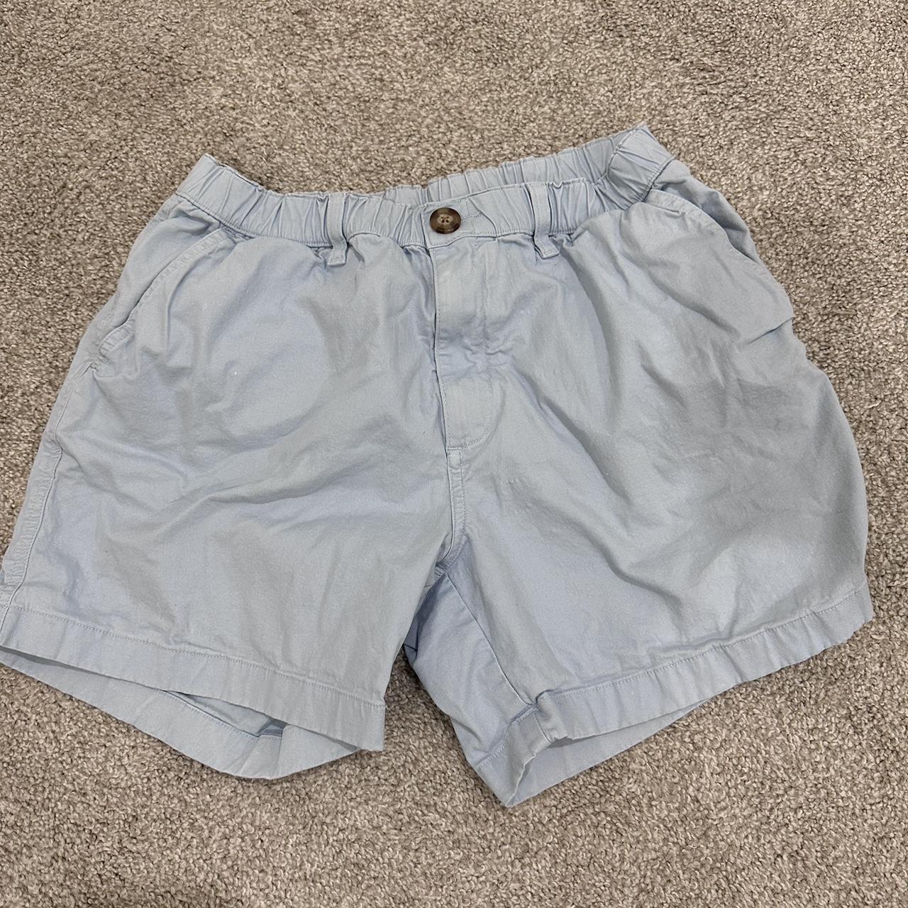 Chubbies khaki shorts light blue- 5 inch... - Depop