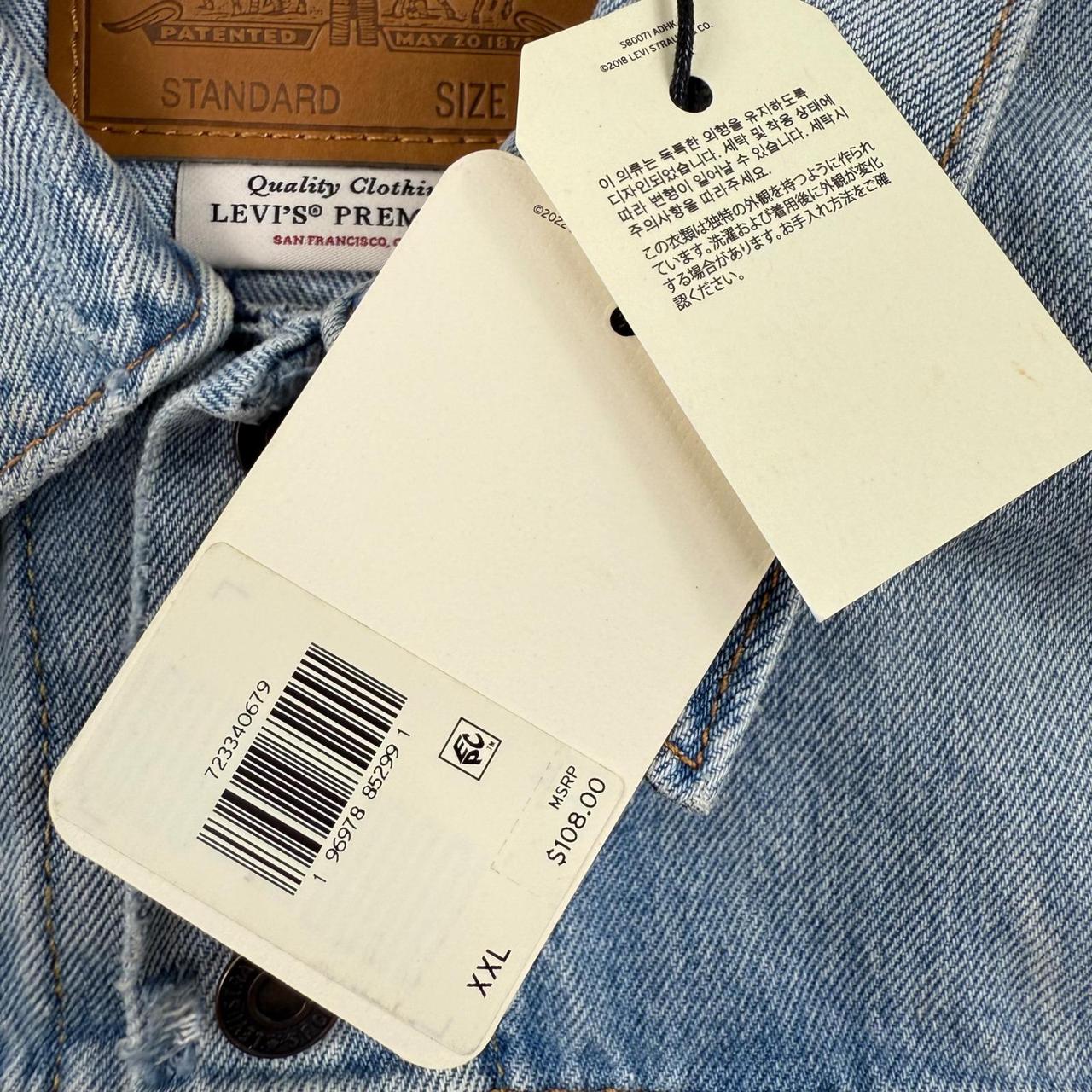 Preloved Men's Shacket Jacket - Blue - XXL – Levi… - image 3