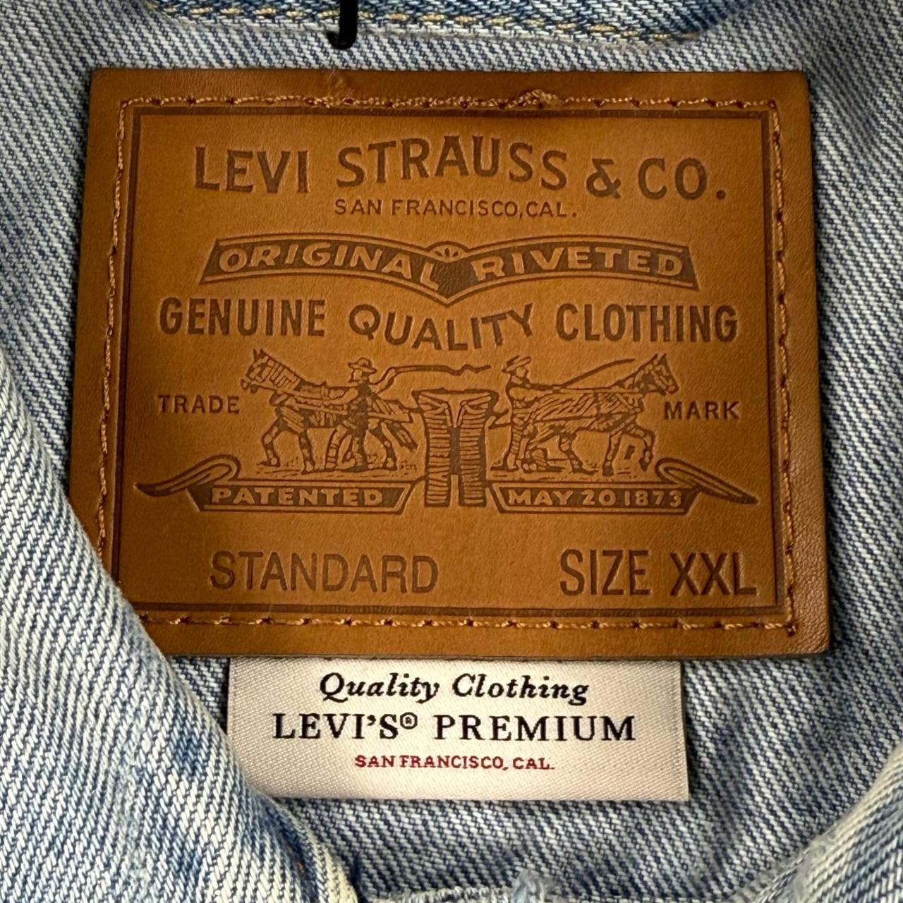 Preloved Men's Shacket Jacket - Blue - XXL – Levi… - image 4