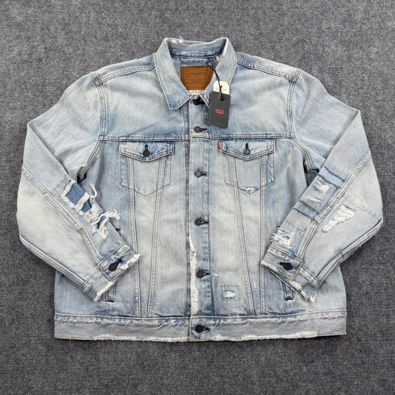 Preloved Men's Shacket Jacket - Blue - XXL – Levi… - image 2