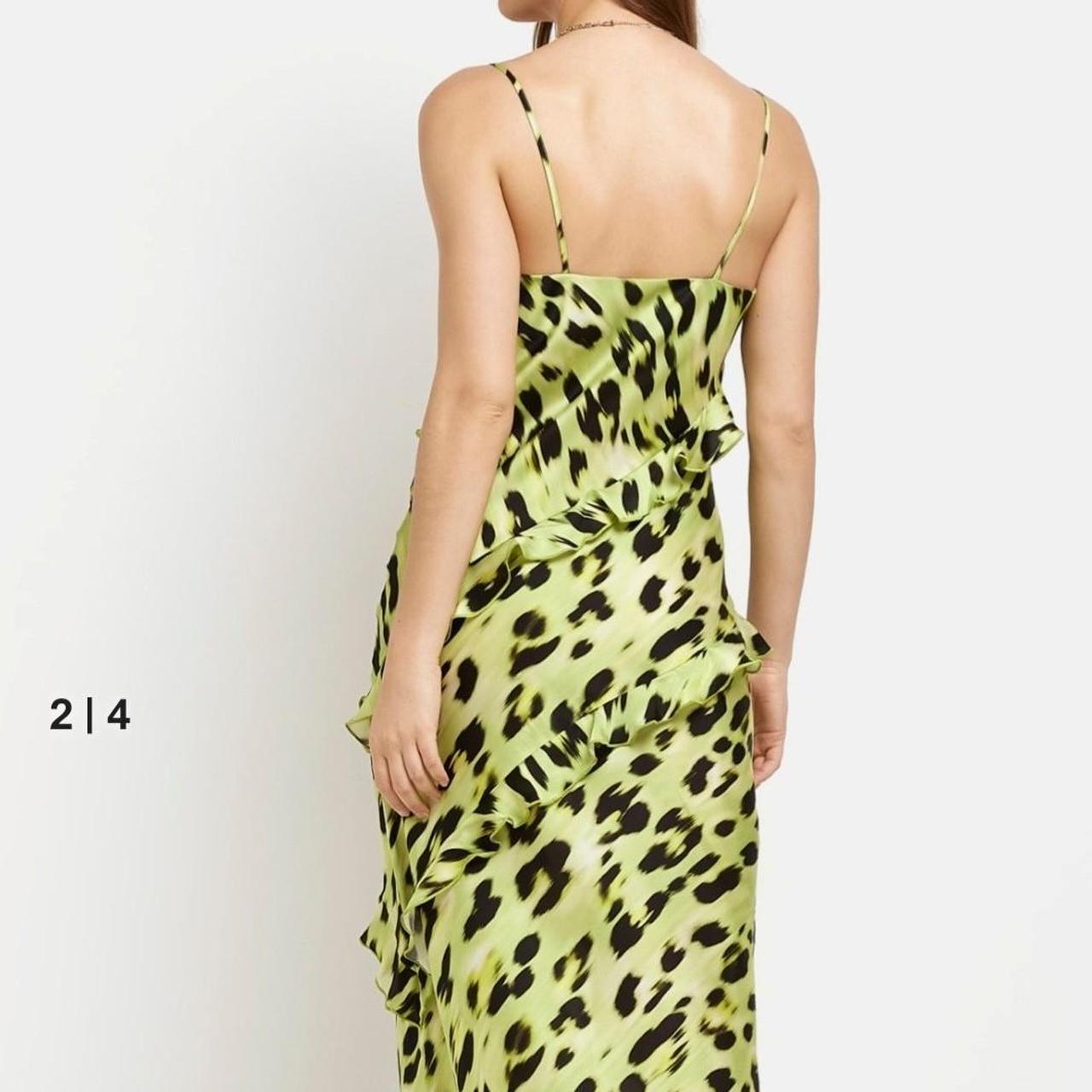 Lime green leopard print Depop