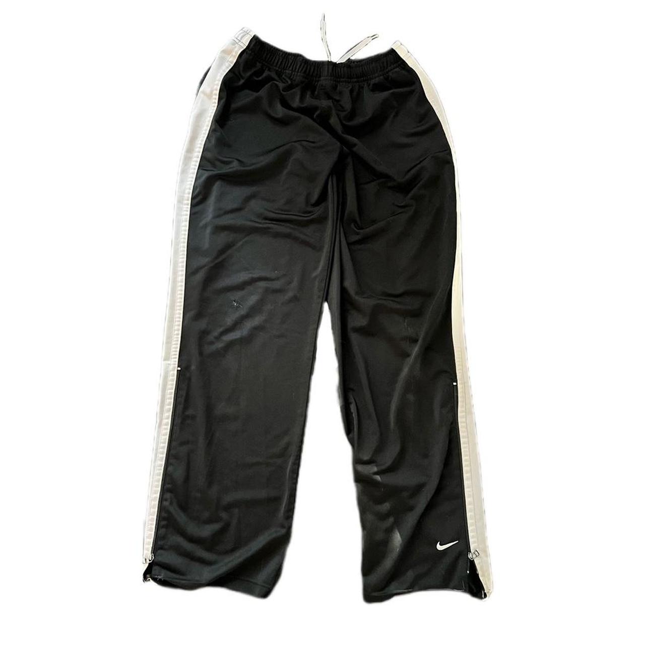 NIKE Boys Youth Medium Track Pants Sweatpants Gray w/Orange Stripe 3-33 |  eBay