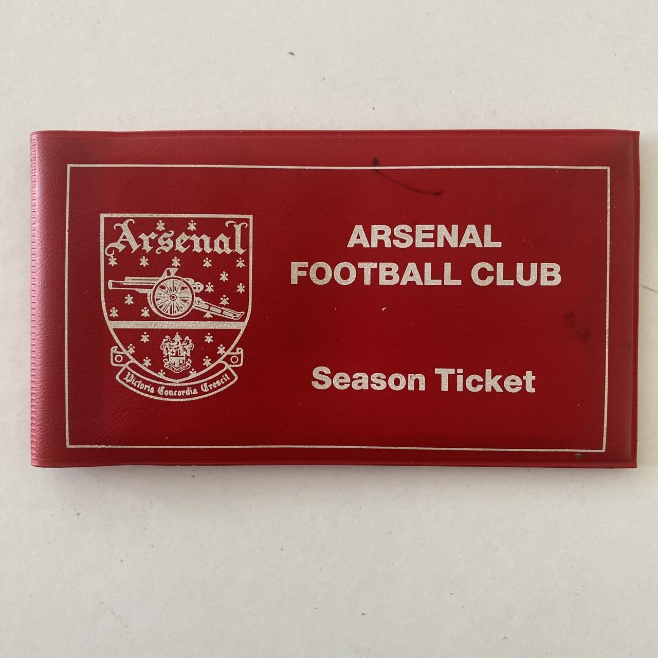 Arsenal Football Club Season Ticket Booklets In... - Depop