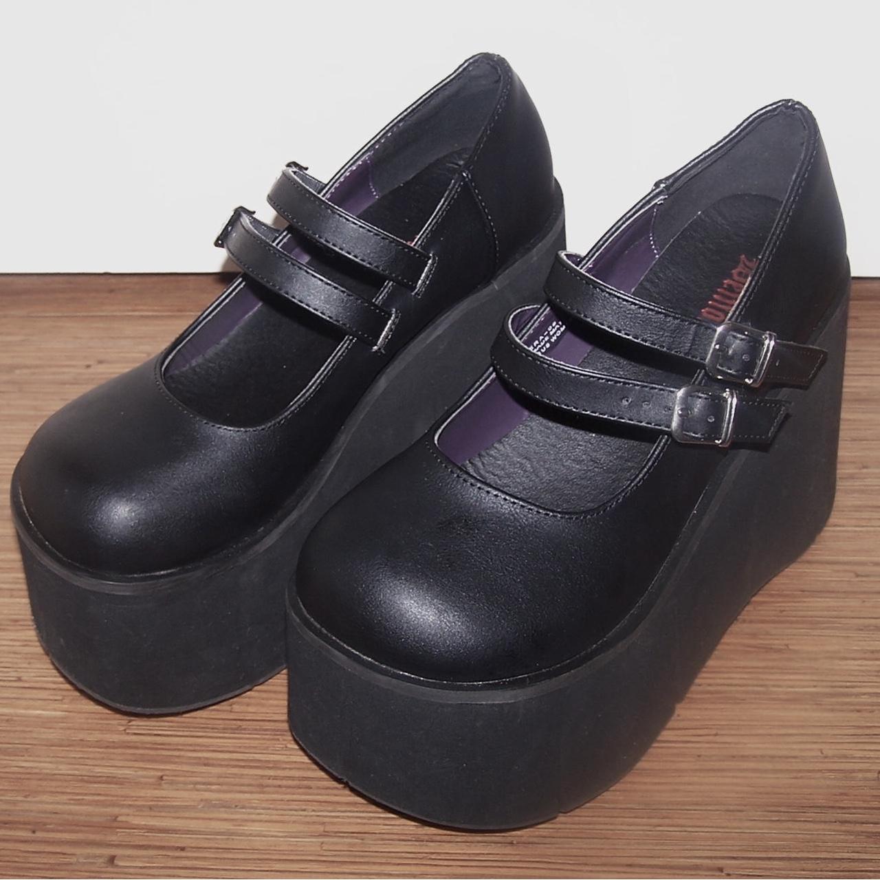 Zapatos Vintage Mujer Demonia Plataformas Kera-08 Para Mujer