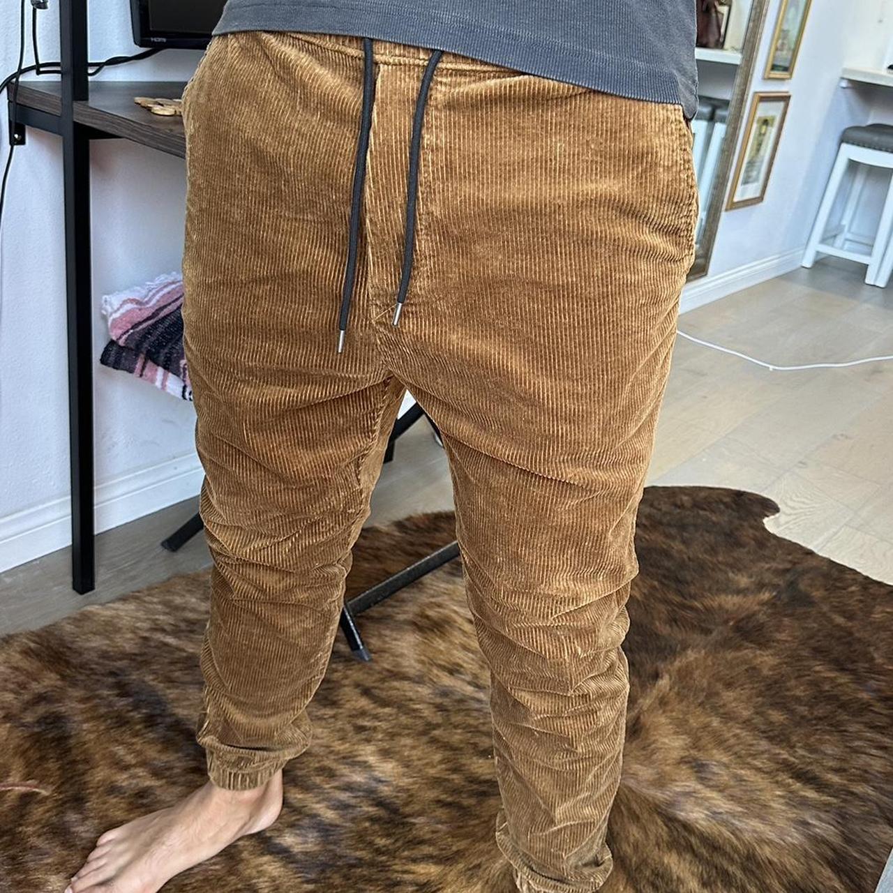 Corduroy joggers american eagle sale