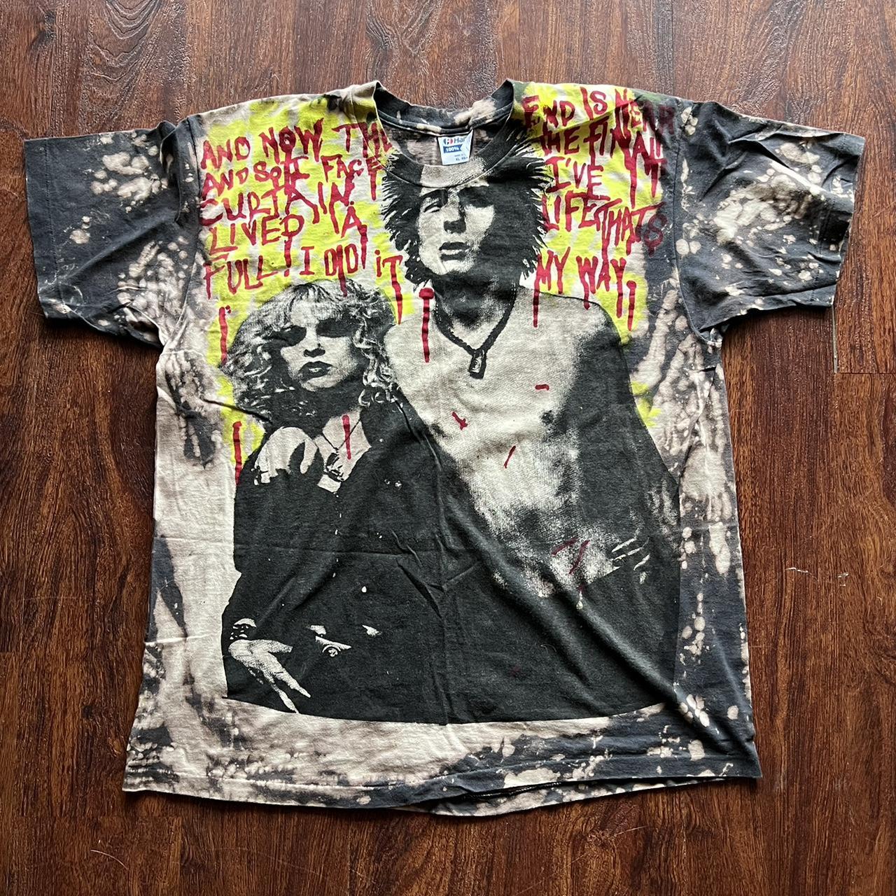 90s Mosquito Head Sid Vicious Nancy Tシャツ RARE Vintage Sid Vicious Nancy Spungen Mosquitohead | Depop