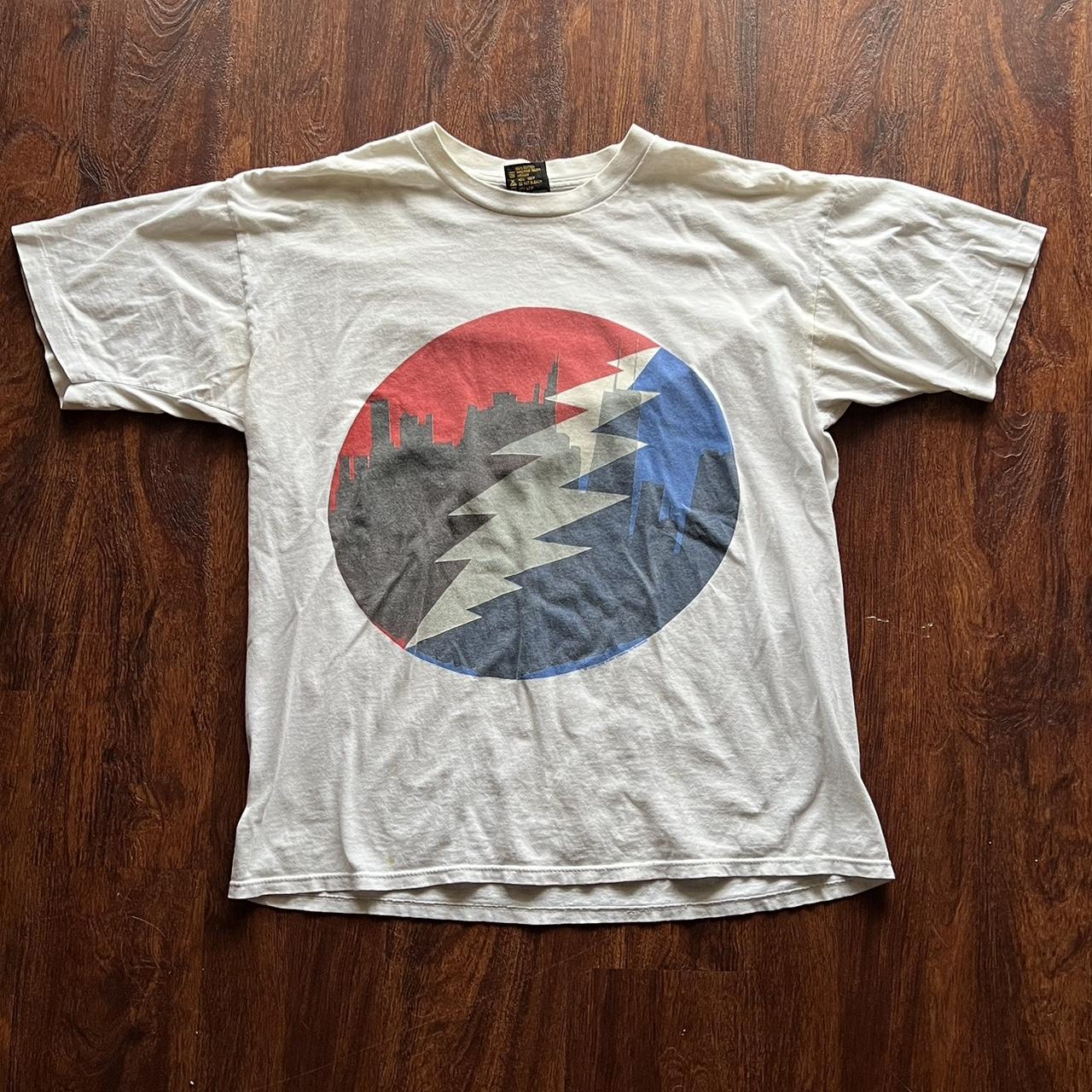 Vintage 1993 Grateful Dead Brockum Chicago Band Tour... - Depop