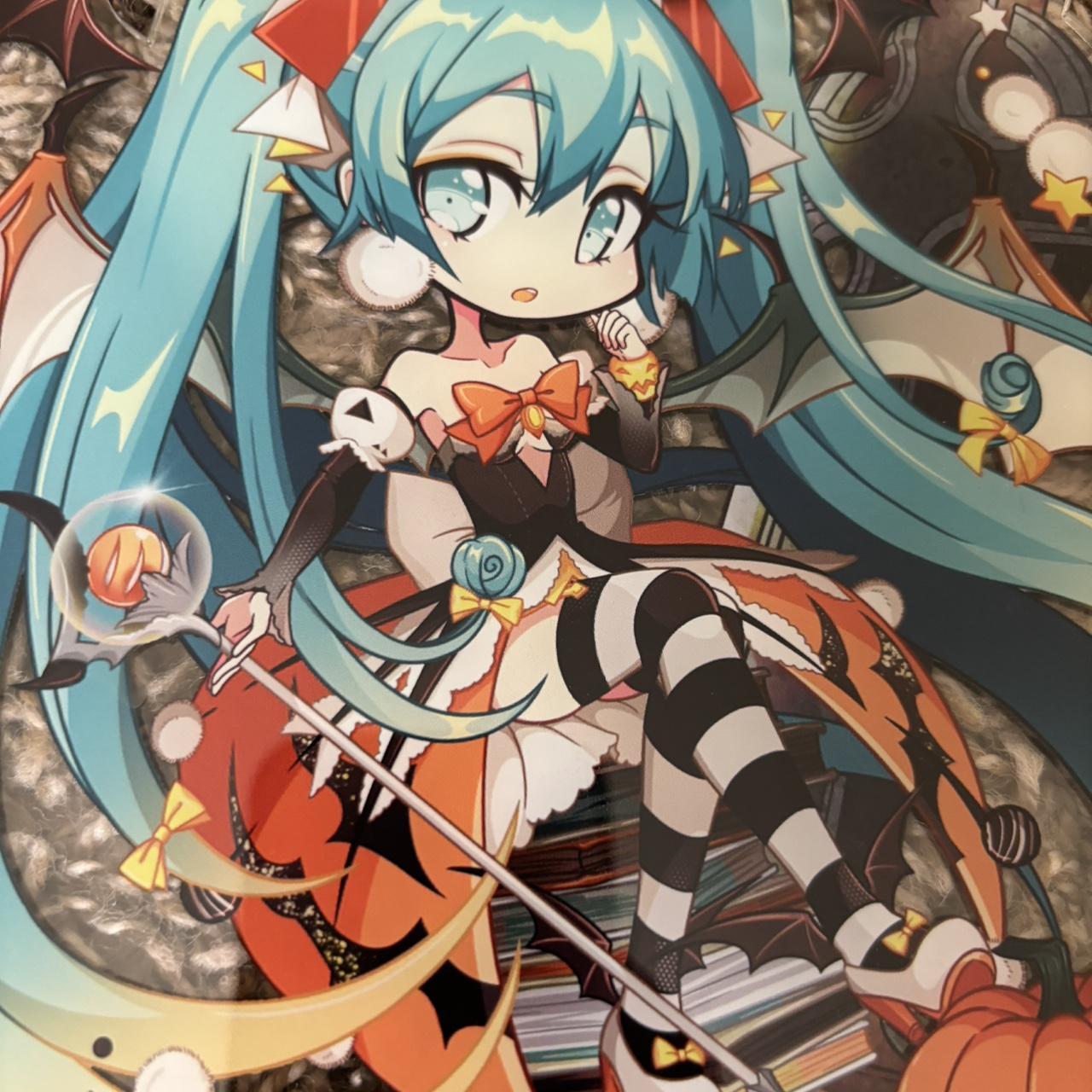 KAYOZIA Halloween miku double sided standee Sad to | Depop