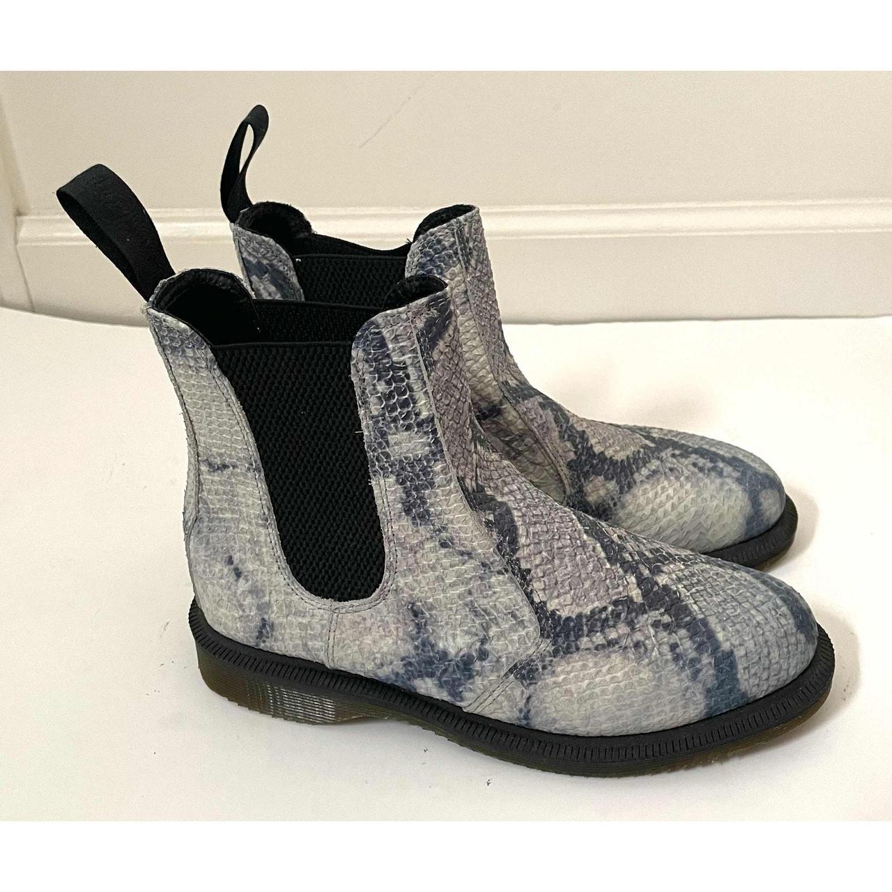 Dr. martens flora snake embossed chelsea boot hotsell