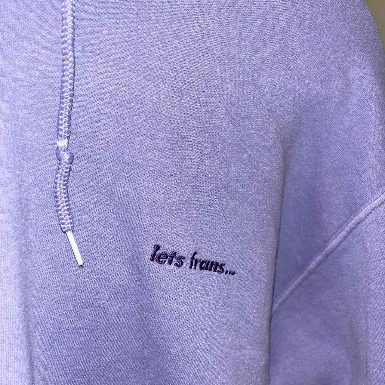 purple iets frans hoodie from Urban Outfitters 💜 got... - Depop