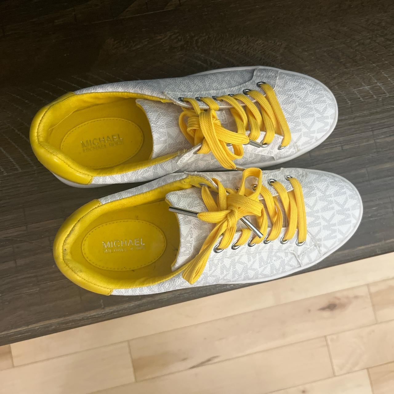 Michael kors trainers womens shop yellow