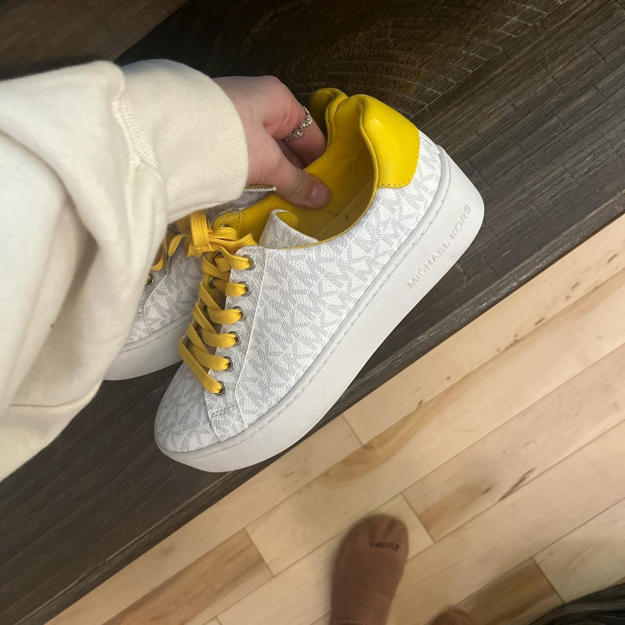 Michael kors trainers womens shop yellow