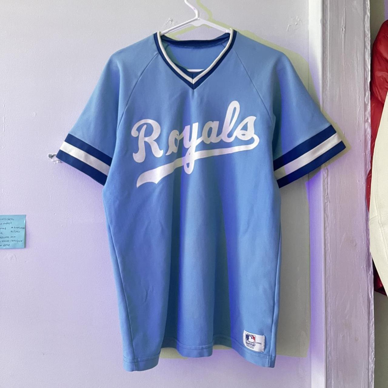 Kansas City royals jersey 31x24 All prices are - Depop