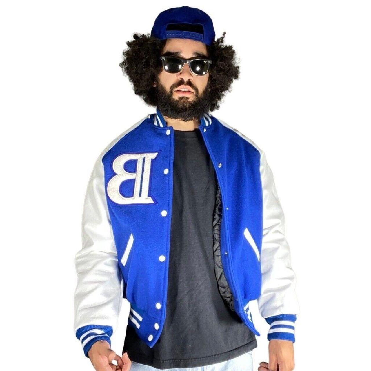 Letterman Blue and White Brooklyn Dodgers Varsity Jacket - HJacket